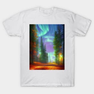 Aurora at Night T-Shirt